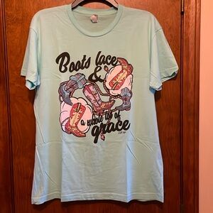 Boots Lace & A Whole Bunch of Grace T-shirt
